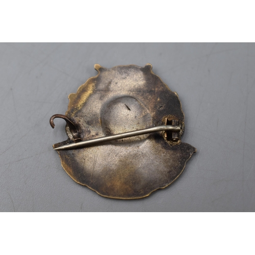 13 - WWI Border Regiment Collar Badge