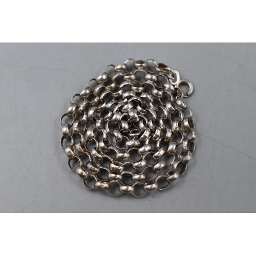 62 - Silver 925 Belcher Chain (18