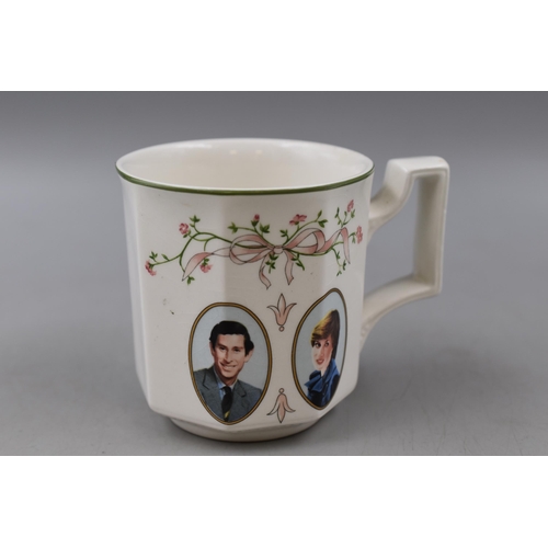 Rare Johnson Brothers Eternal Beau Commemorative Mug Celebrating the Marriage of The Prince of Wales