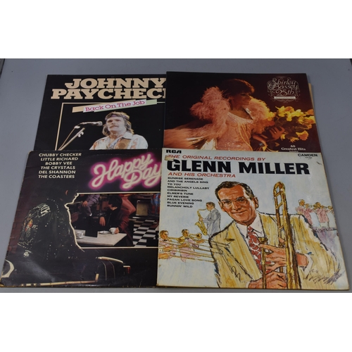 419 - A Selection of Approx 42 Vinyl LP's. Includes Louis Armstrong, Glenn Miller, Shirley Bassey, Johnny ... 