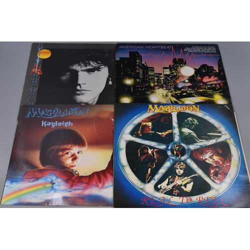 422 - Collection of Pre-Owned Rock Vinyl LP's to Include Asia, Bon Jovi, Poison, ZZ Top, Marillion and Rob... 