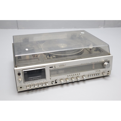 428 - Vintage Aiwa Misic Center. Model Stereo Cassette Music System 5600. Untested As We Had To Pull Off T... 