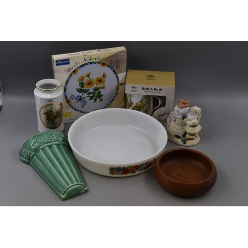 674 - Mixed Lot Including Leonardo Collection Owl Mug & Coaster Set, Stove Cover Plate and More