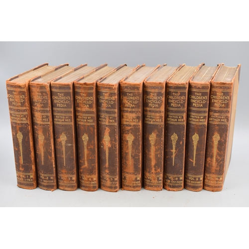 695 - Complete 10 Volumes of Vintage The Children's Encyclopedia by Arthur Mee