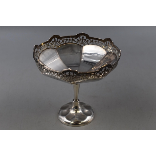 1 - Art Deco 1923 Hallmarked Birmingham Silver Tazza