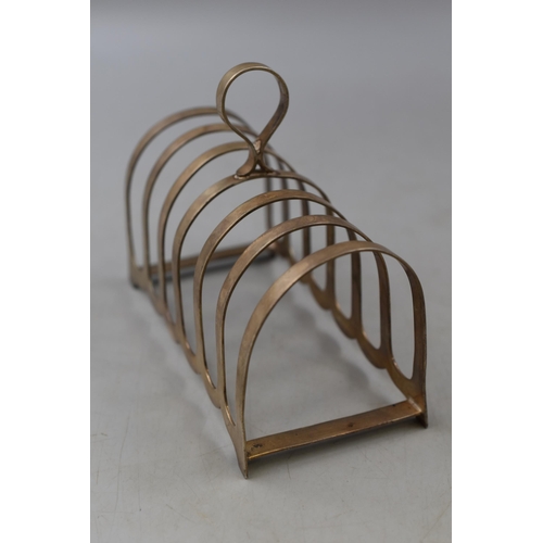 5 - Silver Hallmarked Hallmarked Toast Rack (110 grams)