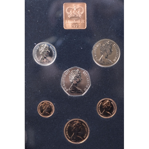 138 - The Royal Mint Decimal Coinage of Great Britain and Northern Ireland 1971 Proof Set in Case