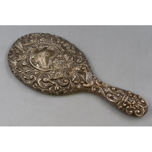 31 - Hallmarked Chester Silver Hand Mirror. Approx. 10