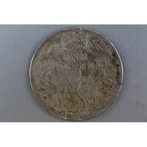 158 - Victoria 1888 Silver India One Rupee