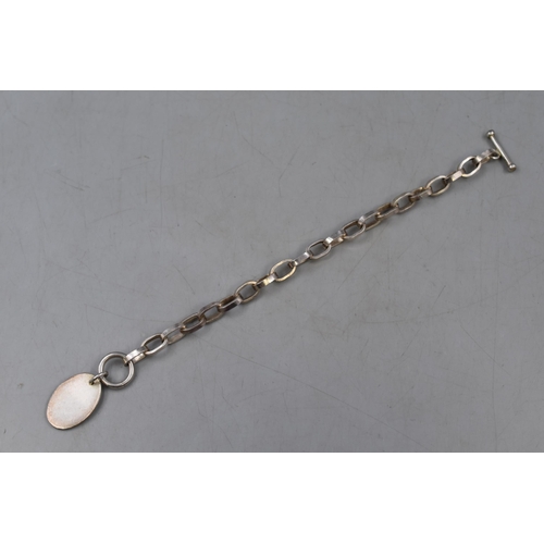 89 - Silver 925 Chain Link Bracelet Complete with Presentation Box