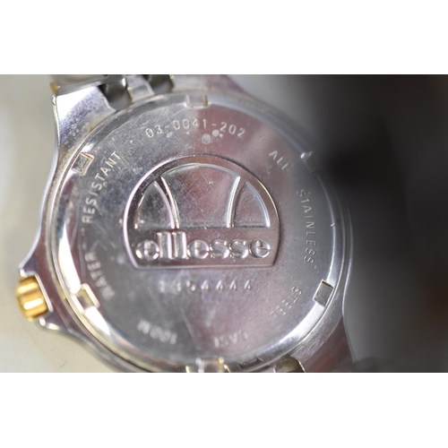 97 - Ellesse 100mtr Quartz Date Watch (Working)