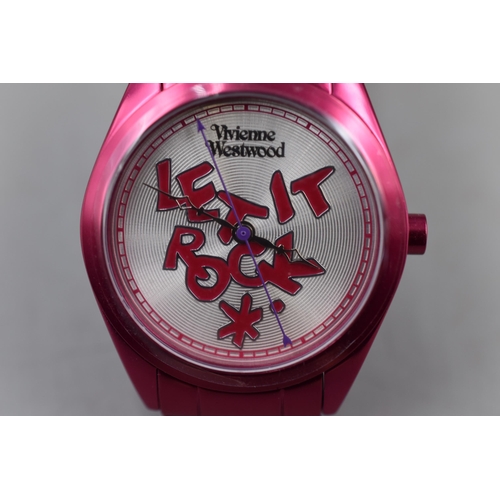 99 - New Vivienne Westwood Let it Rock Ladies Watch (Working)