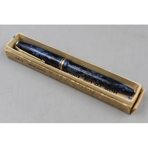 187 - Conway Stewart Fountain Pen with 14ct Gold Nib and Box