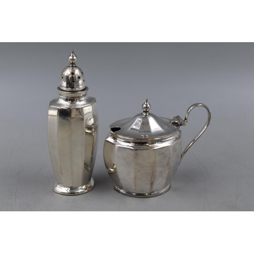 200 - Selection of Epns to include Condiment Set, Milk Jug, Sugar Bowl and Other