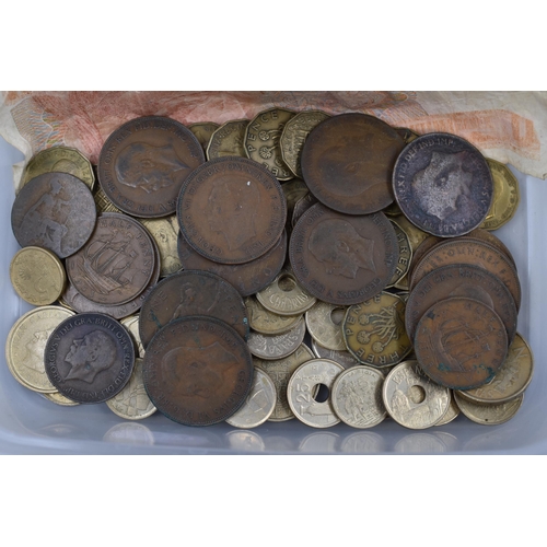 201 - Mixed Selection of Coinage and Bank Note