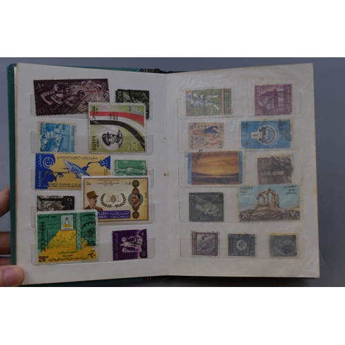 203 - Small Stamp Book Containing Mainly Stamps from Egypt and other