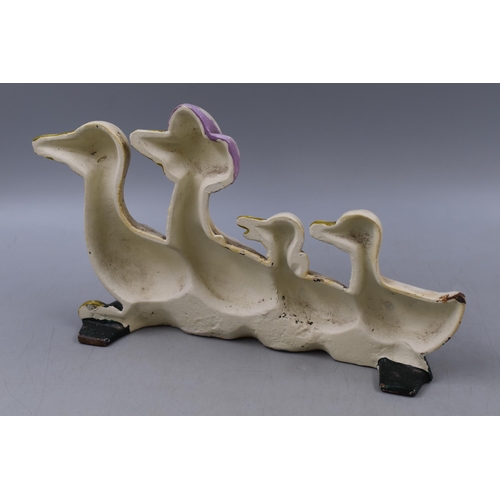 343 - Cast Iron Goose Doorstop