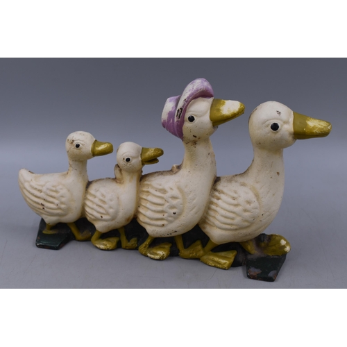 343 - Cast Iron Goose Doorstop