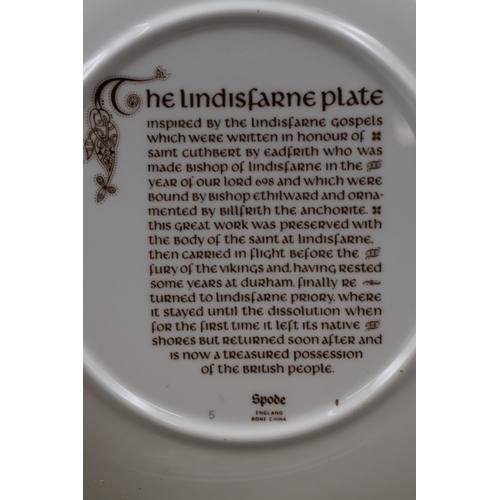 369 - Five Pieces of Spode Indian tree and a Spode Lindisfarne Collectors Plate