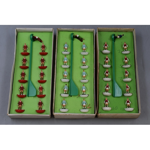 231 - Collection of Three Original Mid 1970's Subbuteo Teams to Include Liverpool, Manchester City and Ars... 