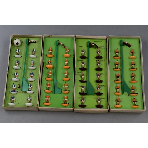 233 - Collection of Four Original Mid 1970's Subbuteo Teams to Include Wolverhampton Wanderers, Blackpool,... 