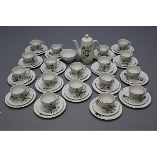 375 - Woods 55 Piece Alpine Tea / Coffee Set with a Matching Sylvac Coffee Pot