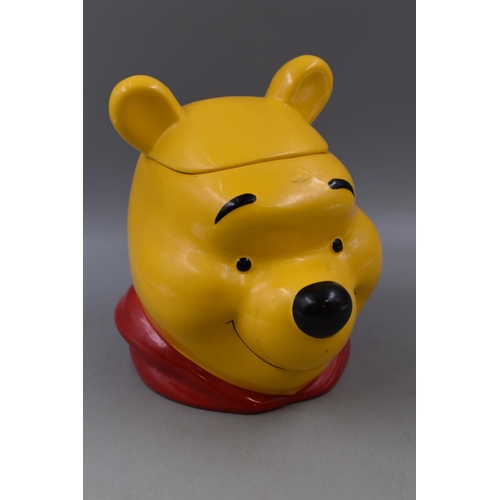 379 - Large Ceramic Disney Winnie the Pooh Cookie Jar approx 10 