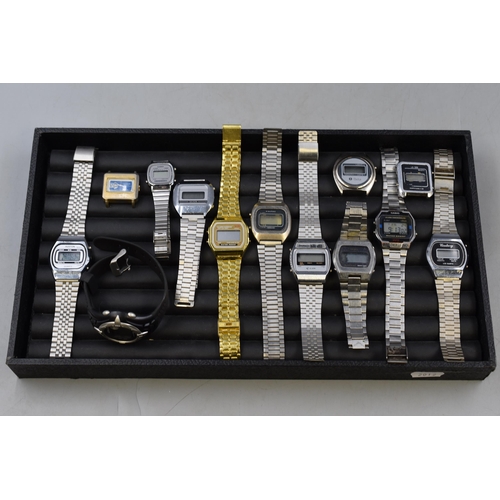 237 - Selection of Digital Watches (Spares or Repairs)