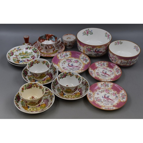 383 - A Mixed Selection of Oriental Style Ceramics. Includes Minton, Handpainted Pieces and More. AF