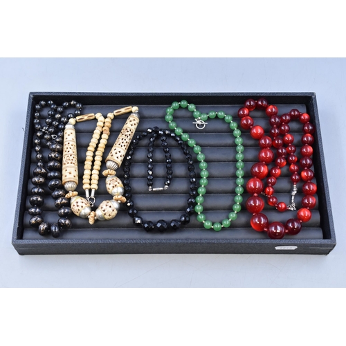 246 - Selection of Various Beaded Necklaces