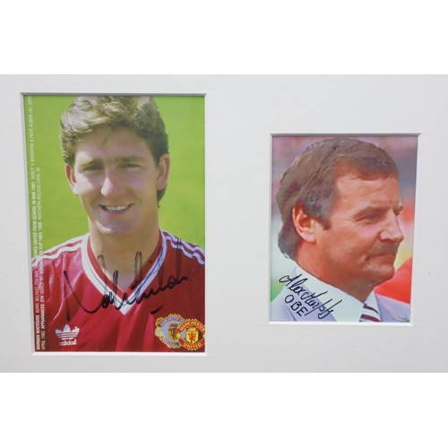 398 - Selection of Sporting Greats Signed Pictures including Jan Molby, Mark Hughes, Jack Charlton and Mor... 