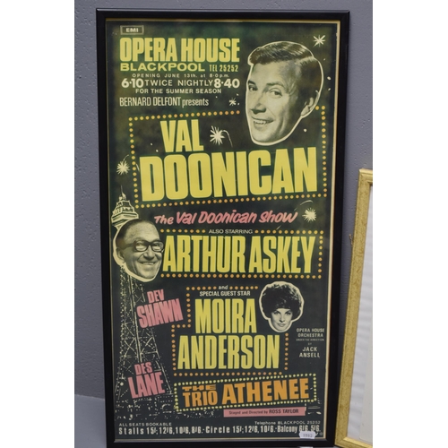 405 - Two Vintage Theatre Posters including Pinocchio and Val Doonican