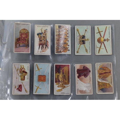 280 - Two Full Sets of 50 Wills Cigarette Cards (Railway & Coronation)