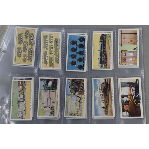 280 - Two Full Sets of 50 Wills Cigarette Cards (Railway & Coronation)