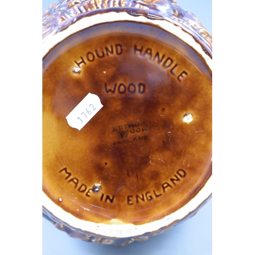 285 - Arthur Wood Hound Handle Jug (9