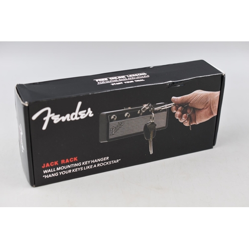 427 - A Boxed Fender Jack Rack 'Hang Your Keys Like a Rockstar'.