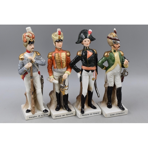 300 - Four European Figures of Napoleonic French Soldiers (10