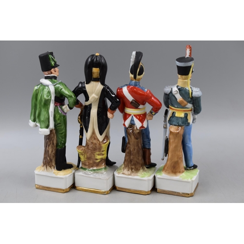 301 - Four European British Napoleonic Figures of Soldiers (8