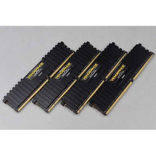 432 - Four Memory Ram Sticks (2x4GB) 3000 MHz