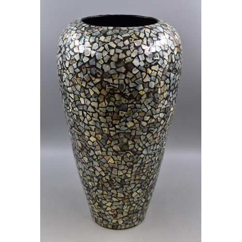 326 - Large Mosaic Vase Approx 22