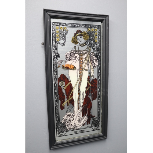 449 - Stunning Set of Art Nouveau Framed 