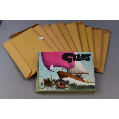 562 - A Selection of Vintage Magazines. Includes Two Giles Cartoon Books and A Selection of Ten 1978 Natio... 