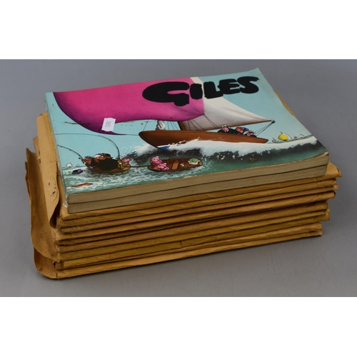 562 - A Selection of Vintage Magazines. Includes Two Giles Cartoon Books and A Selection of Ten 1978 Natio... 