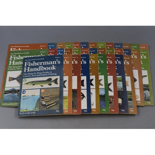 563 - A Selection of Approx 35 Marshall Cavendish Fisherman's Handbooks.