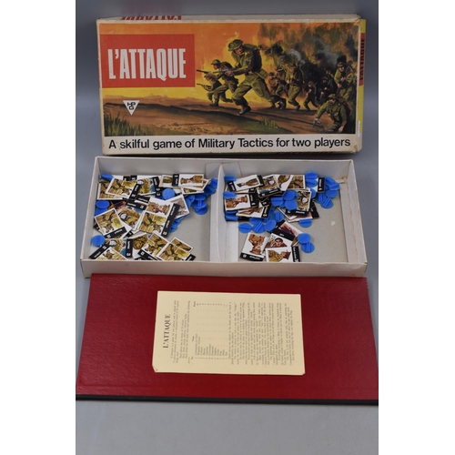 566 - HP Gibson L'Attaque Military Tactics Game (Looks Complete)