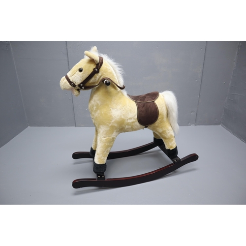 456 - Wooden Rocking Horse with Sounds 29