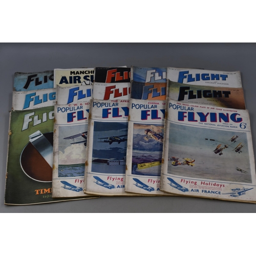 569 - Selection of Aircraft Magazines including Flight dated 1945, The Aircraft recognition Journal, Popul... 