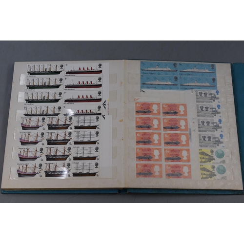 570 - Two Books Containing a Selection of Mint UK Stamps.