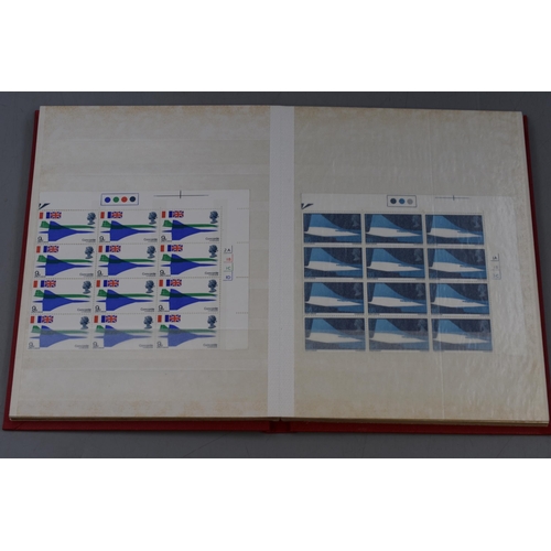 570 - Two Books Containing a Selection of Mint UK Stamps.