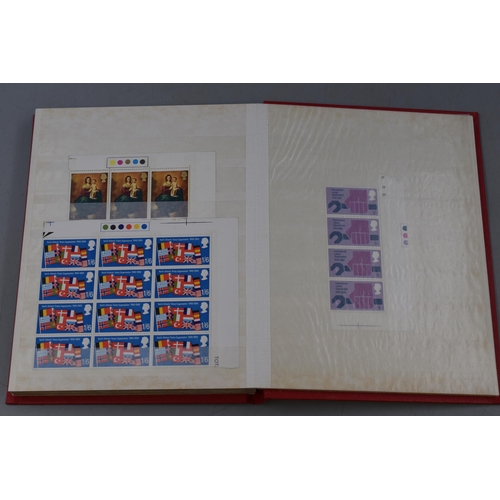 570 - Two Books Containing a Selection of Mint UK Stamps.